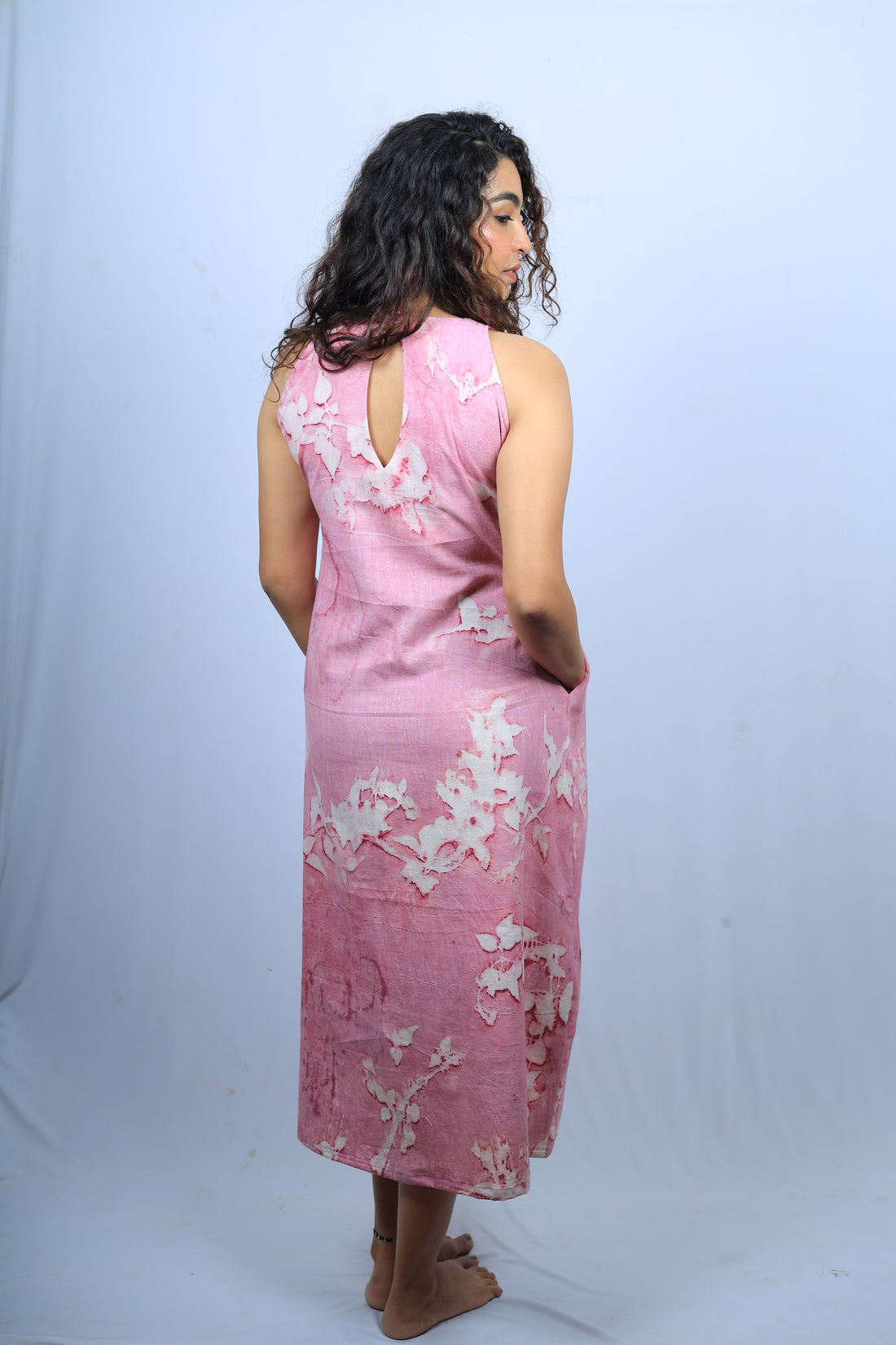 Sleeveless Halter Neck Dress