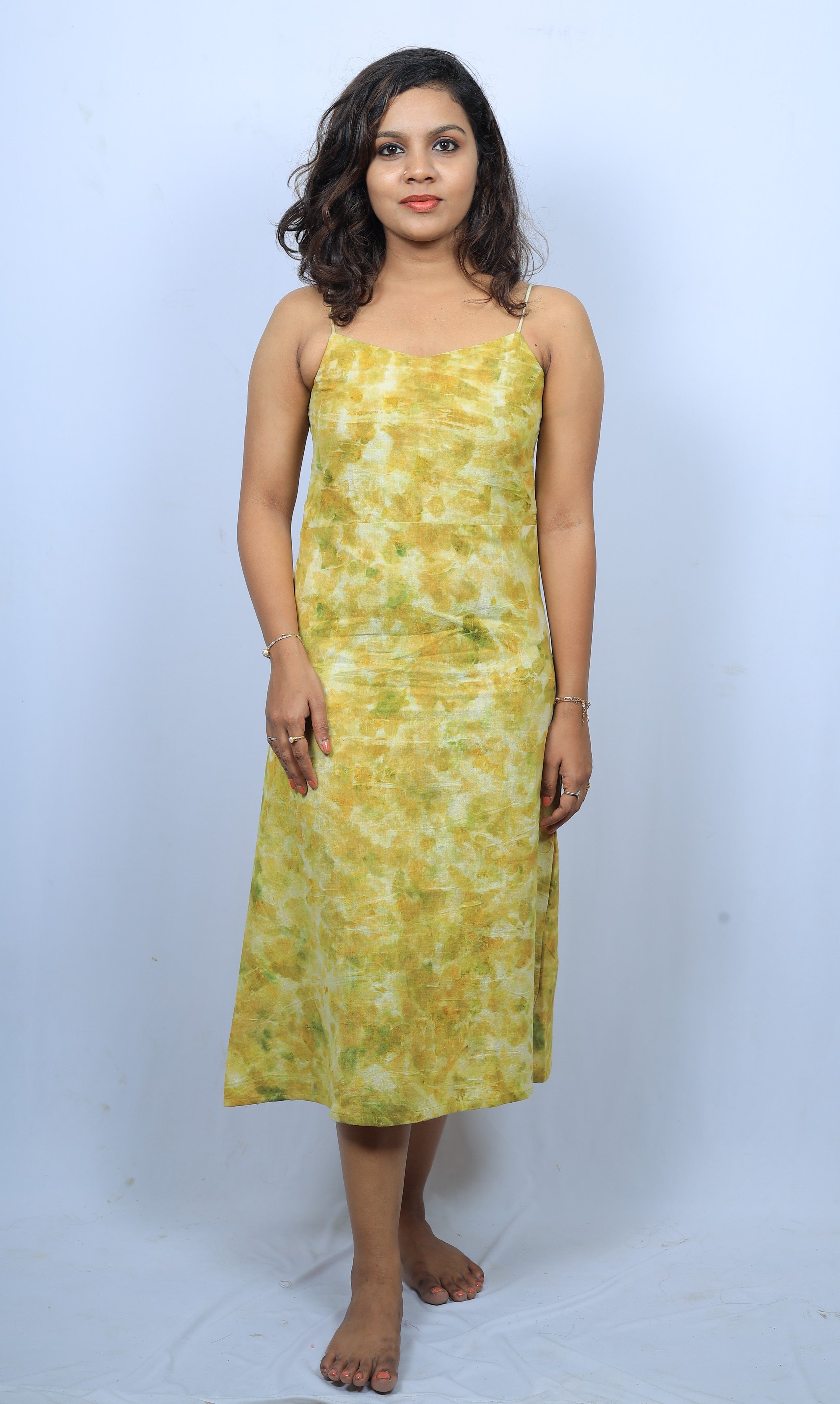 A-Line Spaghetti Strap Dress