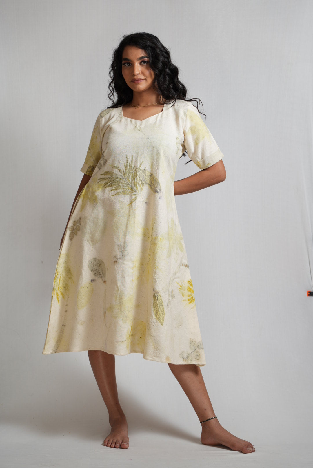 A-Line Leafage Dress